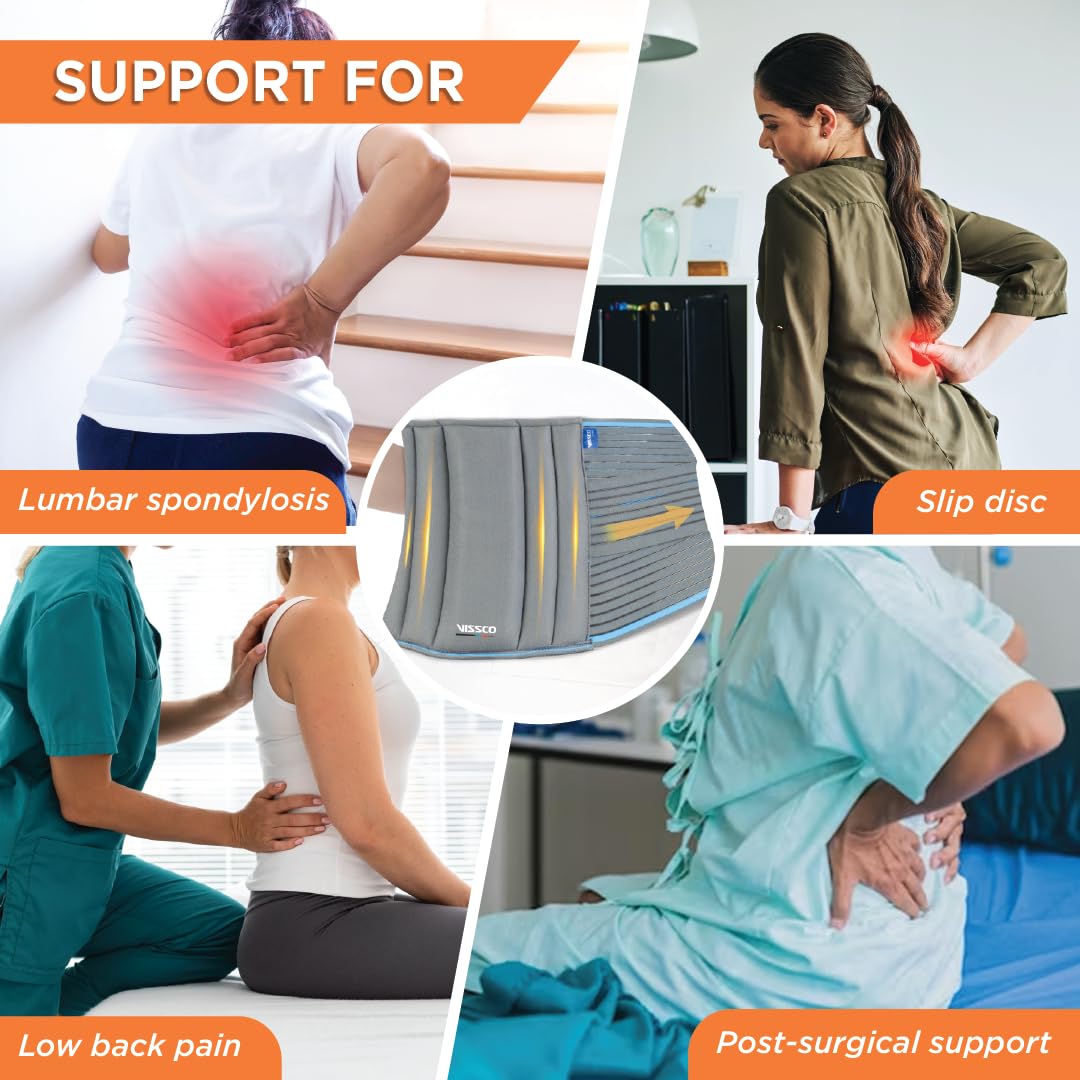 Vissco Lumbocare Back Support Belt For The Spine & Relieves Pain