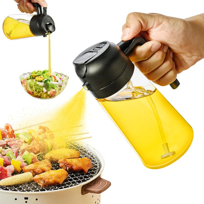2-in-1 Oil Sprayer Bottle for Kitchen