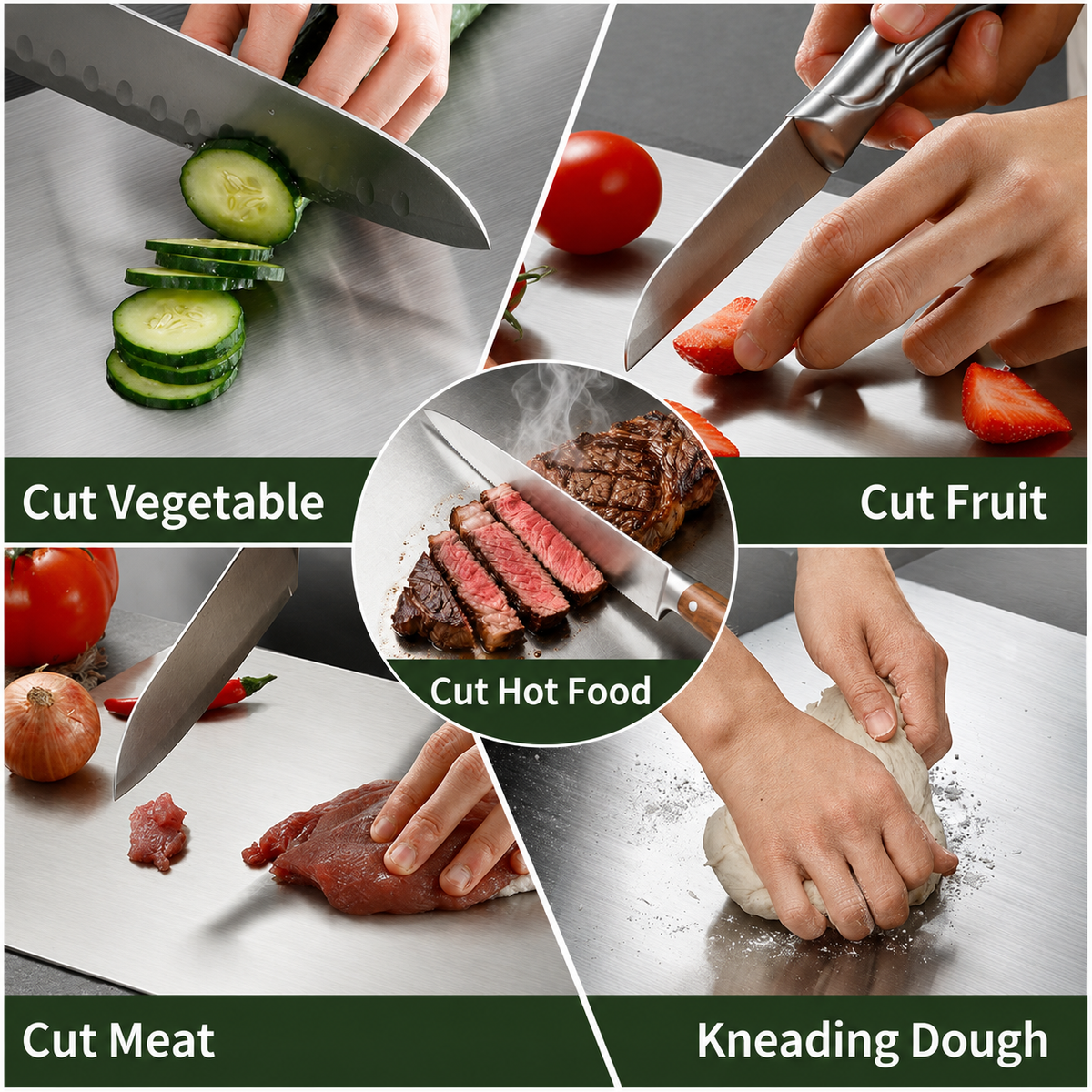Stainless Steel Chopping Board Big Size