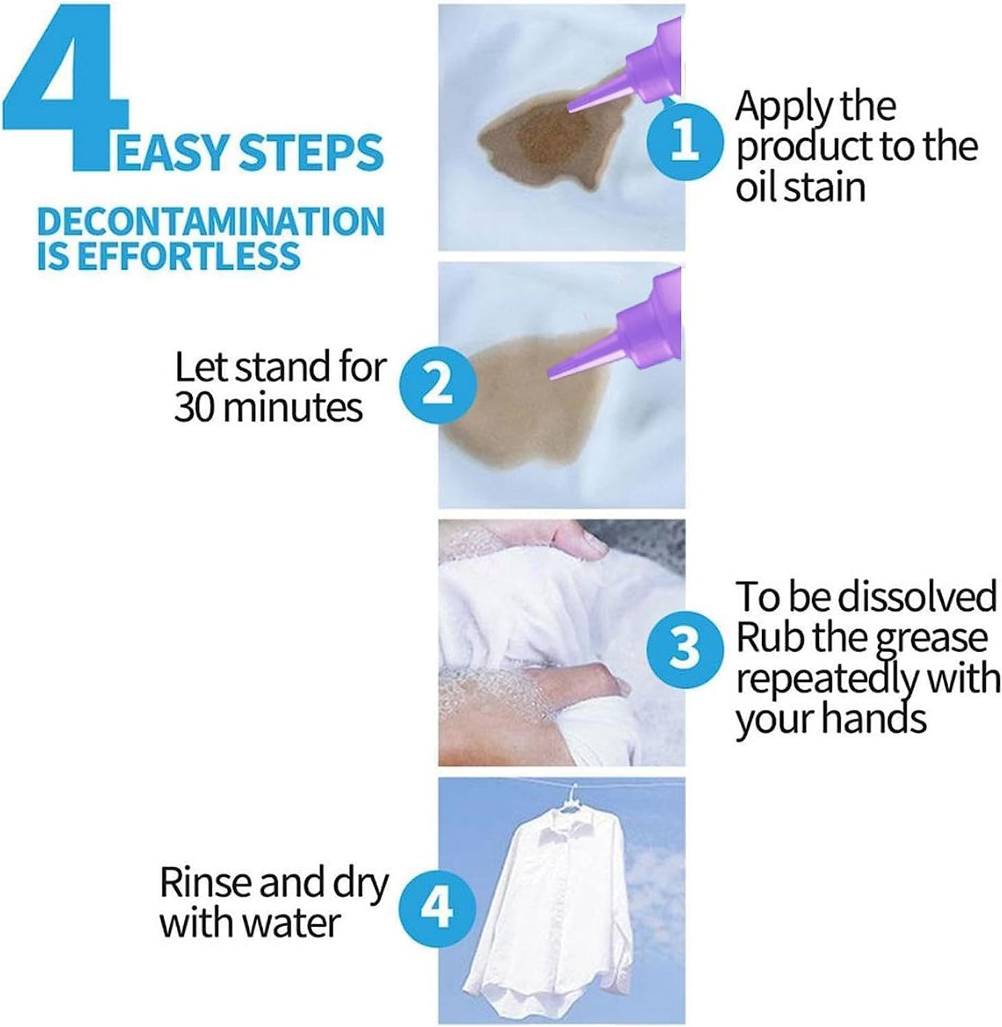 Cloth Stain Remover Detergent (Pack of 2)