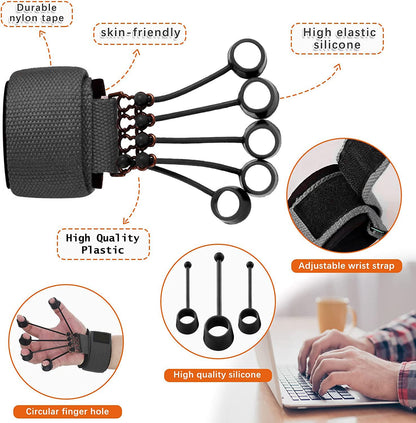 Hand Exercise Finger Gripper Band