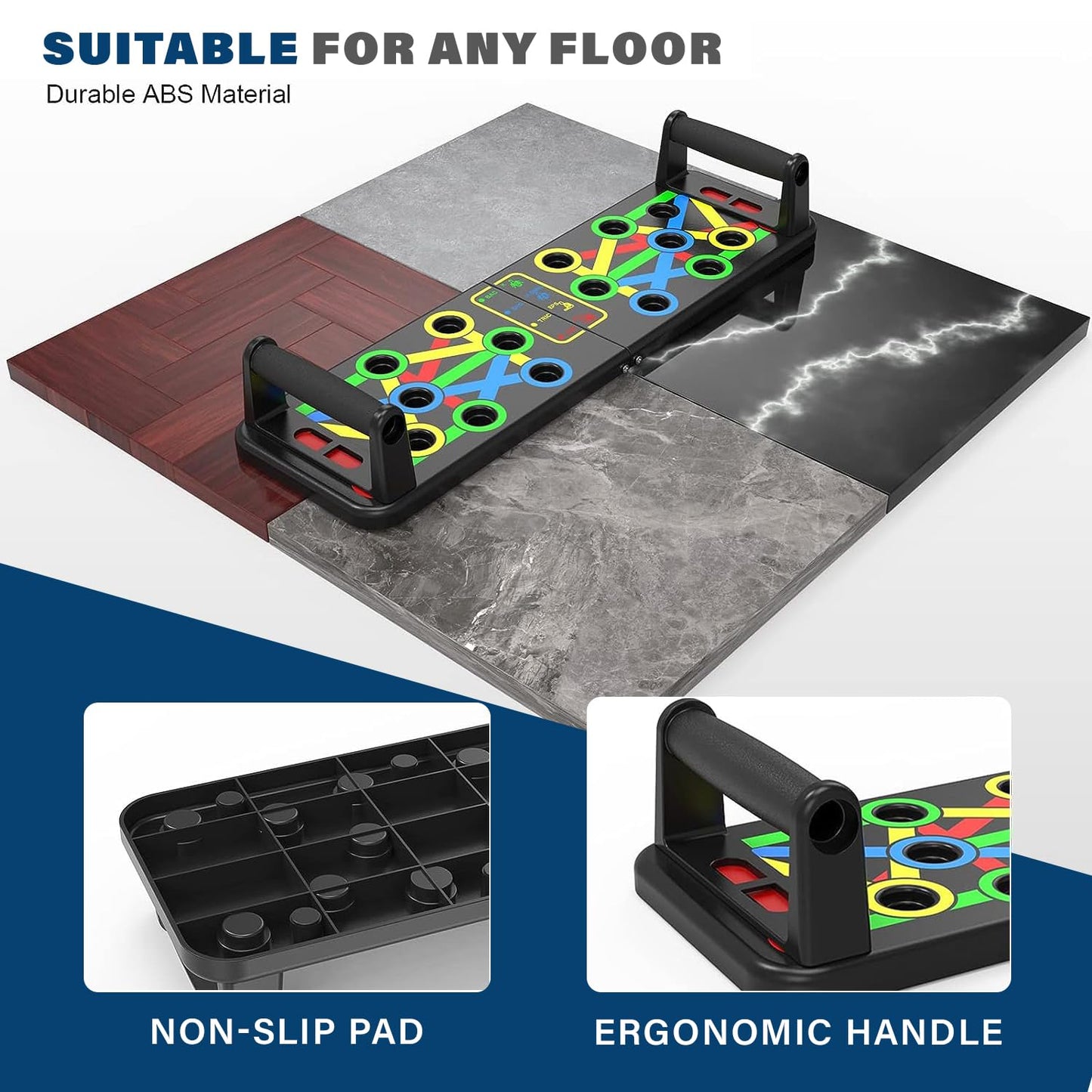 Foldable 9 in 1 Push Up Stand Board