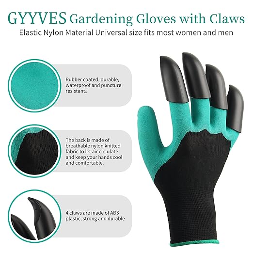 Garden Gloves with Claws For Gardening