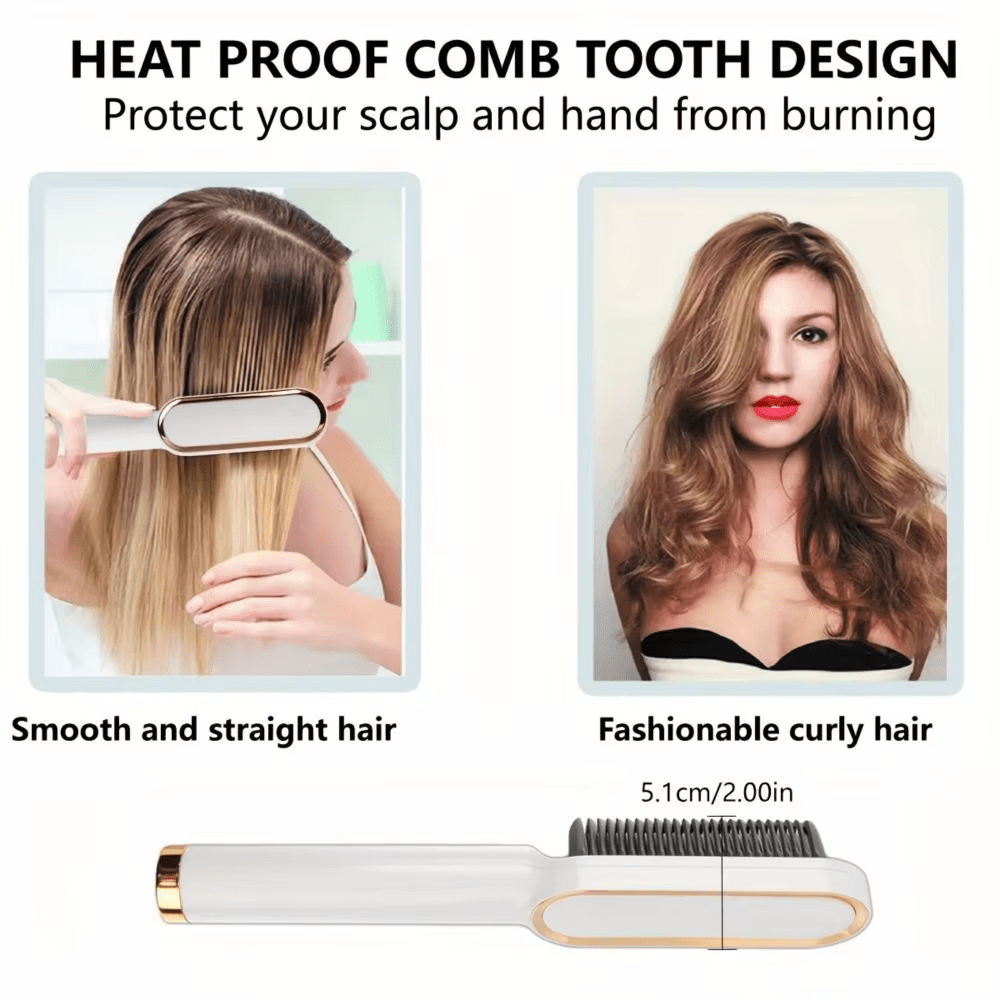 Heating Straight Hair Straightener Comb for Women