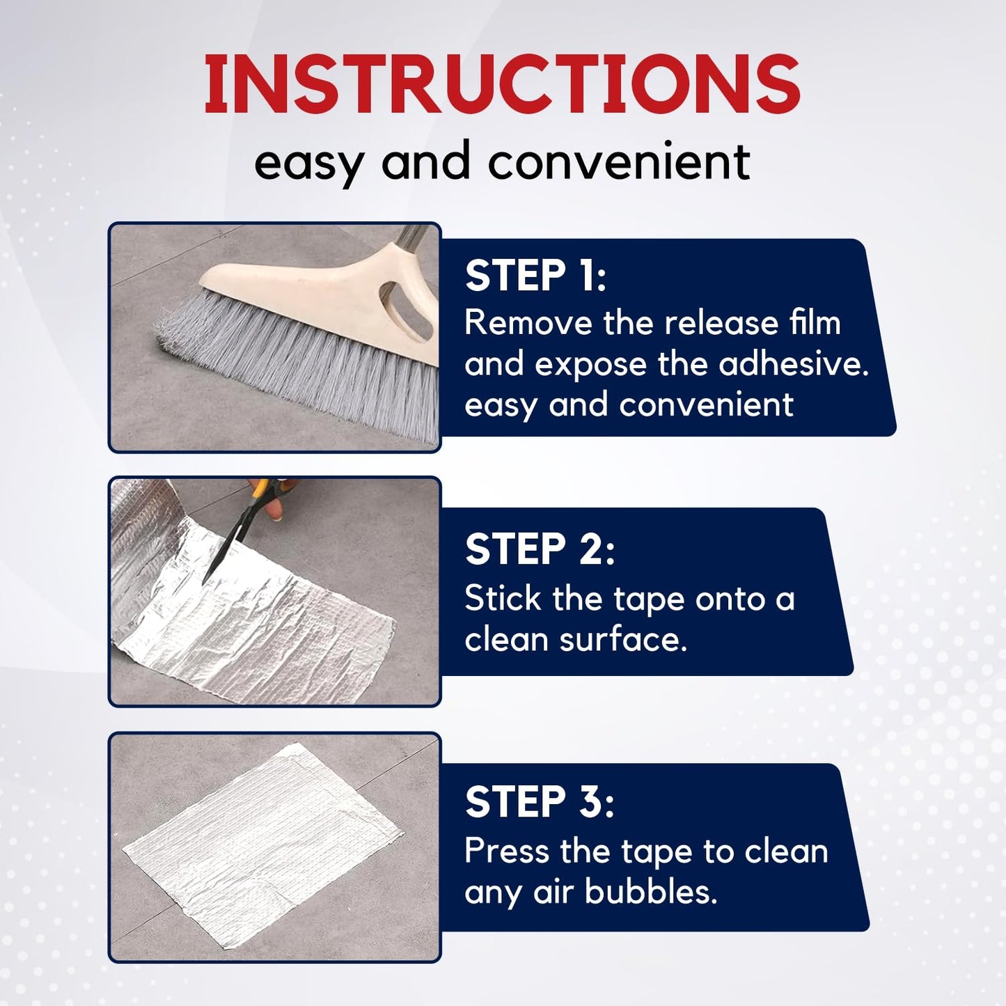 Leakage Repair Waterproof Aluminium Foil Tape