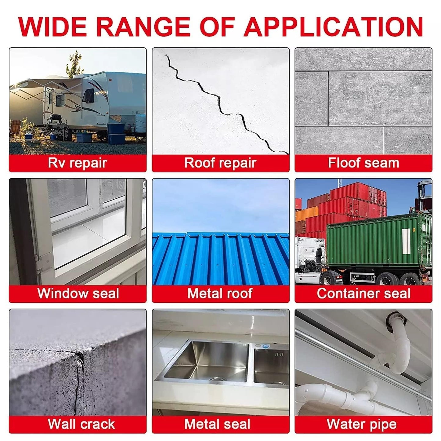 Leakage Repair Waterproof Aluminium Foil Tape