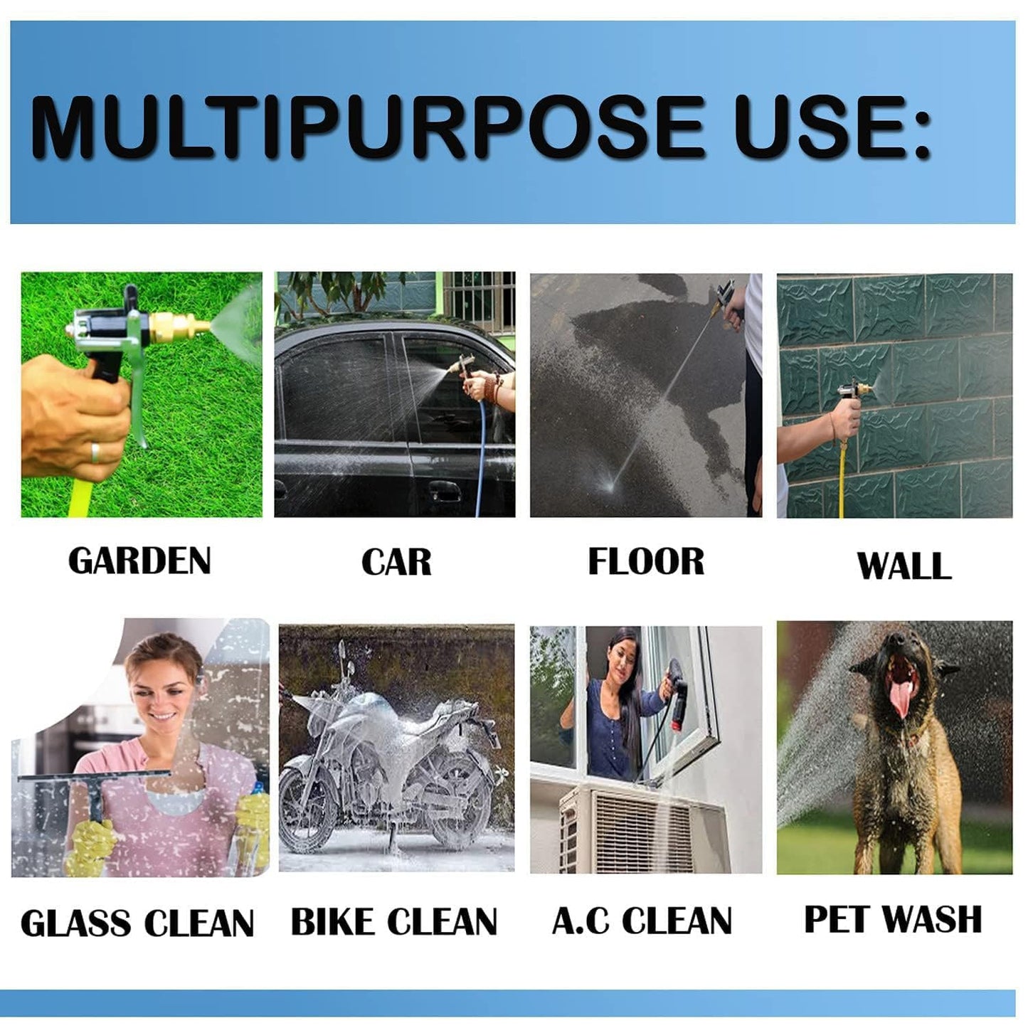 Metal Trigger Brass Nozzle Water Spray Gun