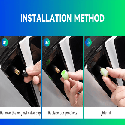 Plastic Tyre Valve Cap (PACK OF 4)