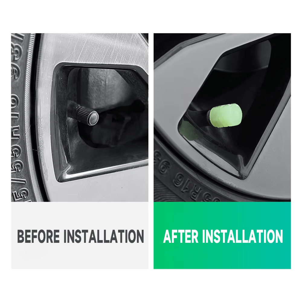 Plastic Tyre Valve Cap (PACK OF 4)