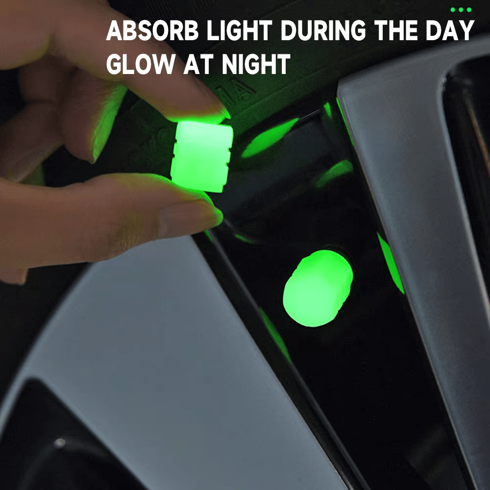 Plastic Tyre Valve Cap (PACK OF 4)