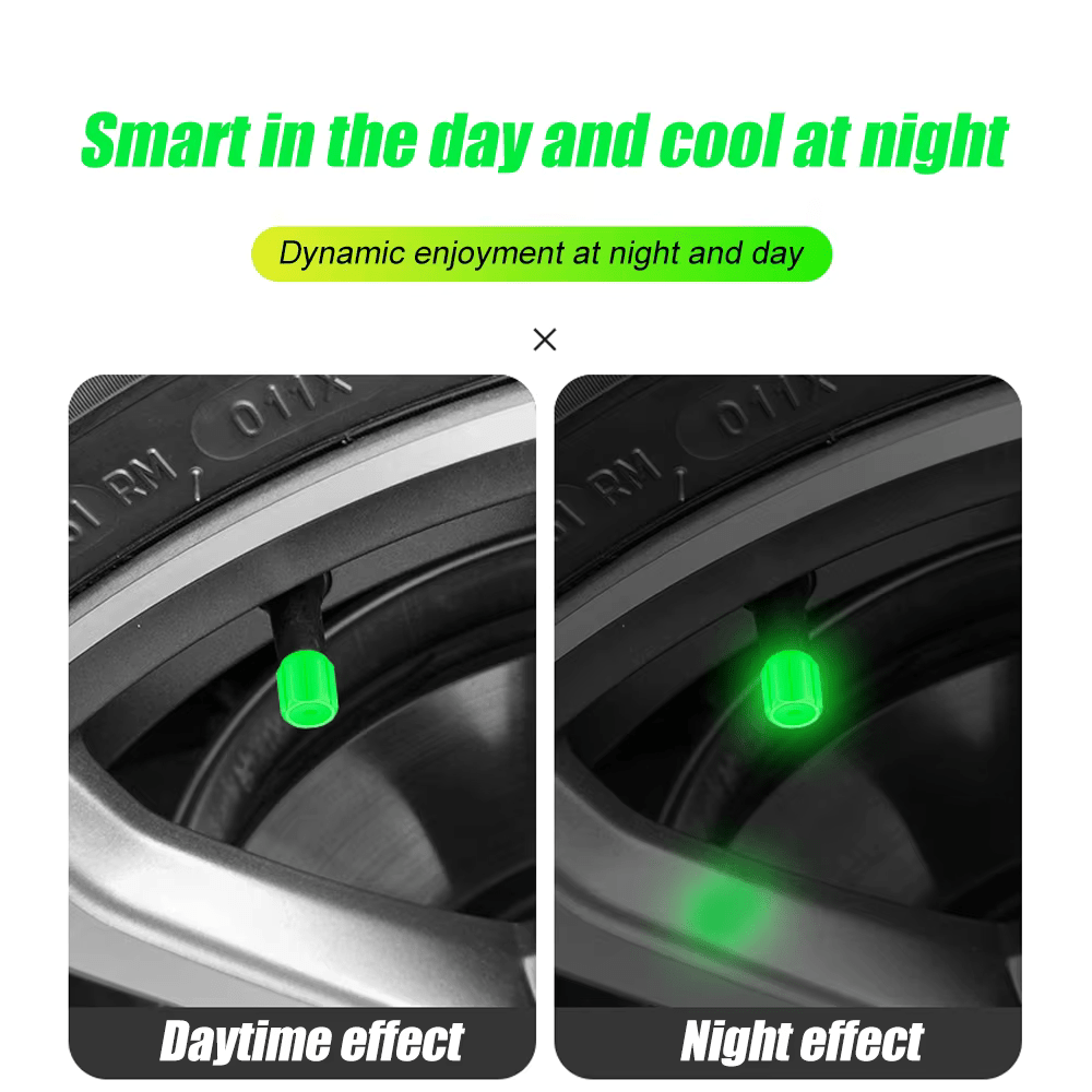 Plastic Tyre Valve Cap (PACK OF 4)