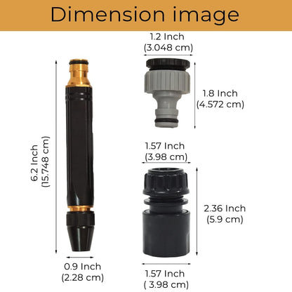Portable High Pressure Washing Water Nozzle Sprayer