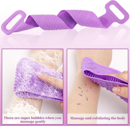 Silicone Body Back Scrubber For Men/Women