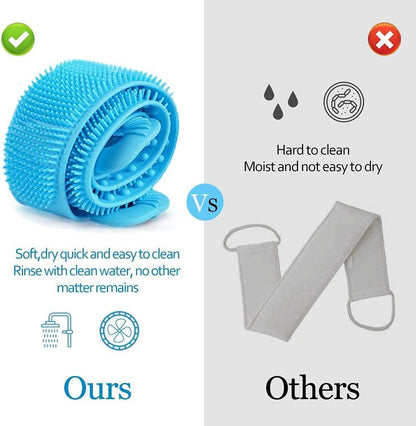 Silicone Body Back Scrubber For Men/Women