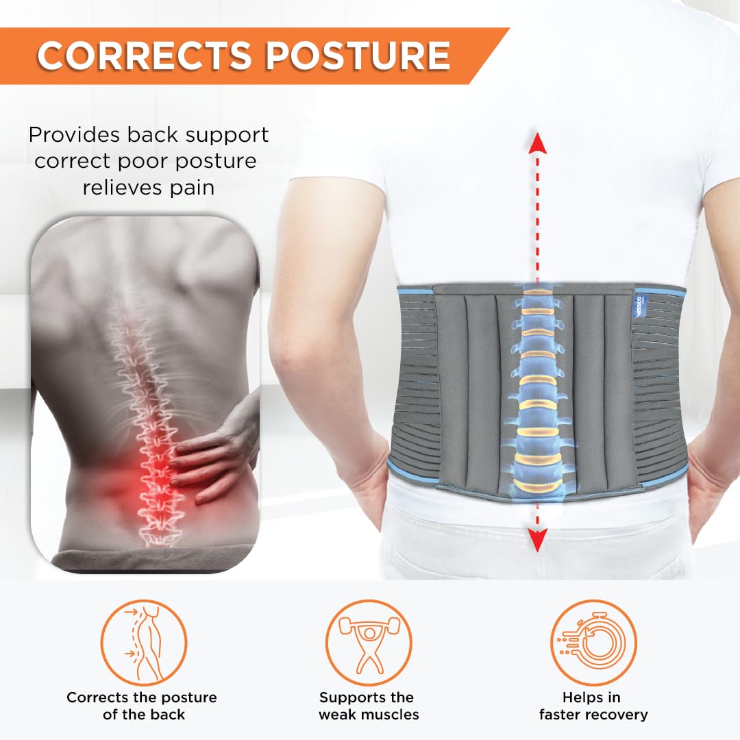 Vissco Lumbocare Back Support Belt For The Spine & Relieves Pain