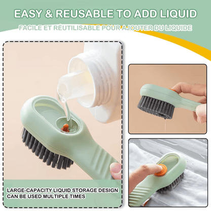 Shoe Cleaning Brush With Soap Dispenser